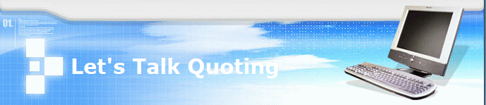 Let's Talk Quoting
